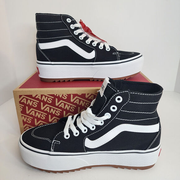 Vans Shoes - Vans Filmore Hi-Top Sneakers Women's SZ 8 Black & White - NIB
